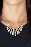Paparazzi Accessories - The MANE Course - Gold Necklace