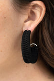 Paparazzi Accessories - Rural Guru - Black Earring