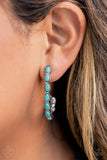 Paparazzi Accessories - Kick Up a SANDSTORM - Blue Earring
