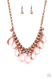 Fashionista Flair - Copper - Paparazzi Accessories - Pretty Girl Jewels