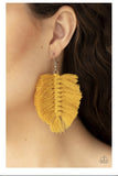 Knotted Native - Yellow - Paparazzi Accessories - Pretty Girl Jewels